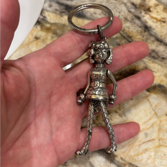 Brighton Silver Poodle Key Holder - Picture 1 of 3